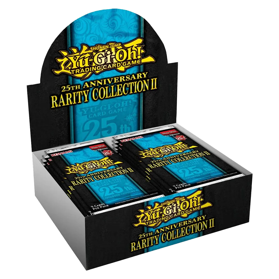 25th Anniversary Rarity Collection 2 Booster Box Display