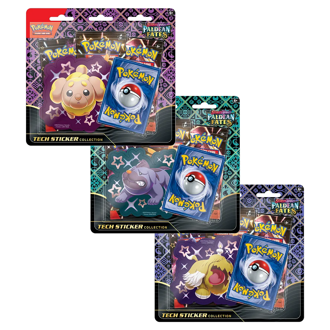 Greavard Scarlet & Violet: Paldean Fates 3-Pack Blister - Pokémon