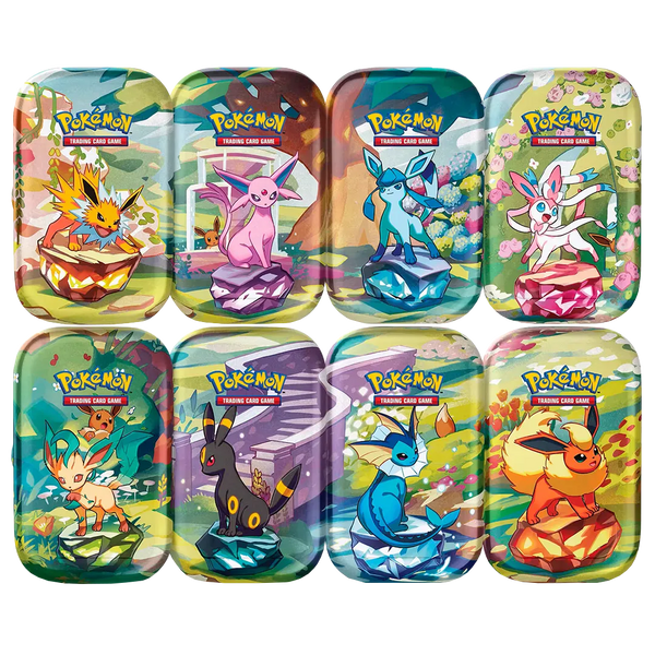 [PREORDER] Scarlet & Violet: Prismatic Evolutions - Mini Tins [Set of 8]