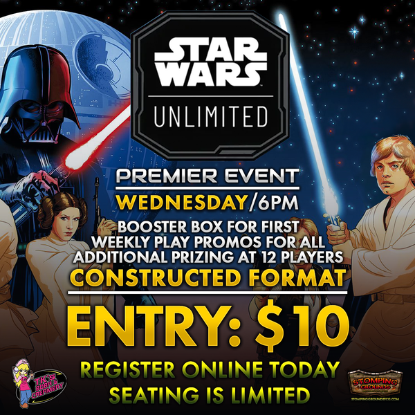 Star Wars Unlimited: Premier Event Entry (Hosted @ TK's Boba & Creamery)