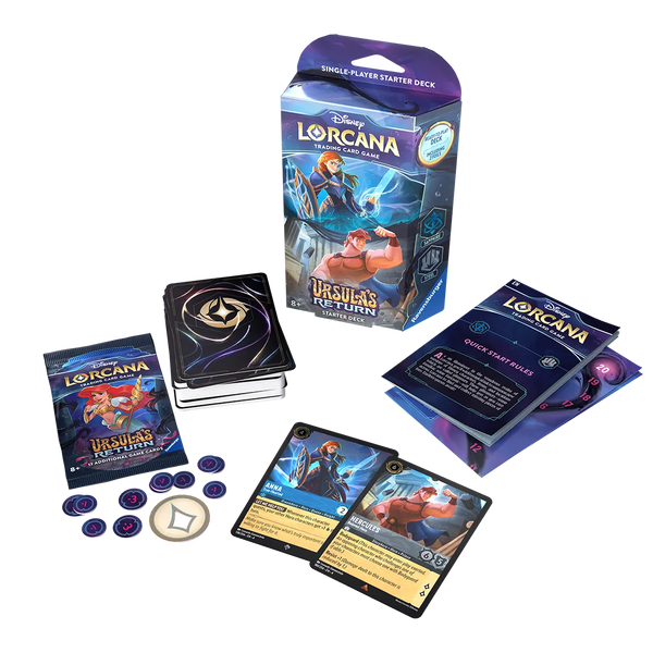 Disney Lorcana: Ursula's Return Starter Deck [Sapphire & Steel]